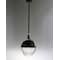 Maxim Lighting Axiom 1-Light 12.25" Wide Black / Satin Nickel Pendant Light 10080CLBKSN - alternate 2